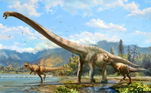 Более 30 следов динозавров обнаружили в Китае