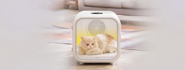 Инженеры создали домик-сушилку для кошек