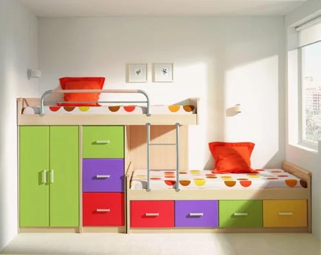 Выбираем дизайн двухъярусной кровати для детской комнаты