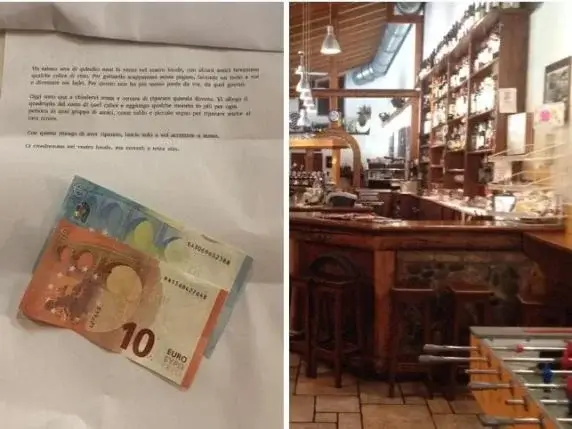 В Италии мужчина оплатил счет в баре через 15 лет после посещения